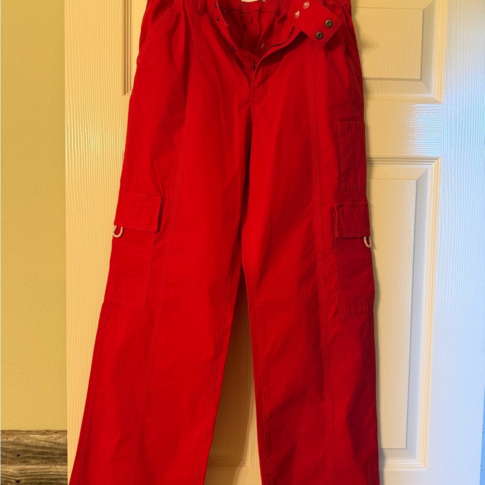 SO Womens Bright Red Cargo Pants